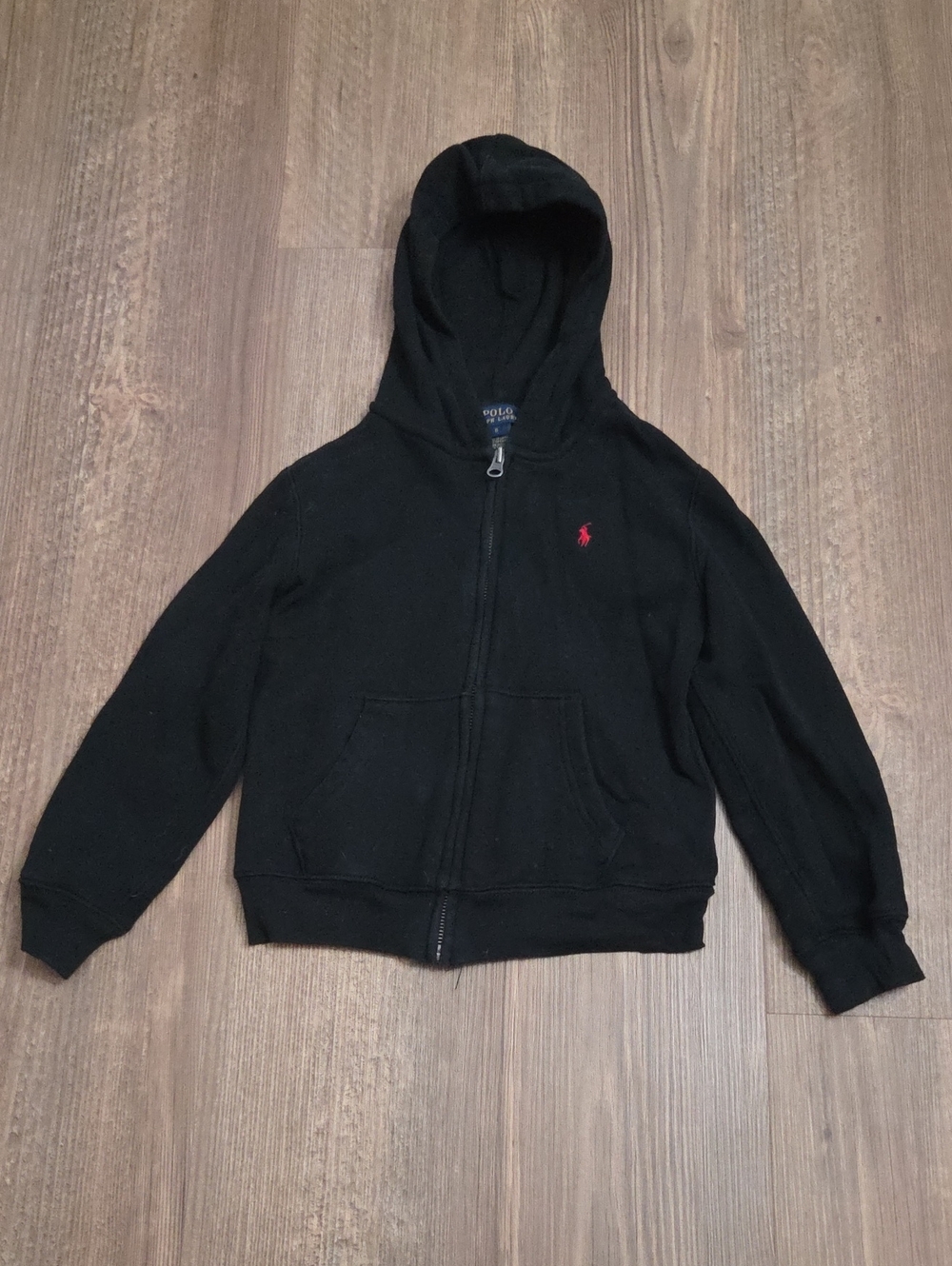Polo by Ralph Lauren Black Hoodie with Red Pony
